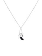 Lucky Brand Tone Tusk Charm Gifting Necklace Silver