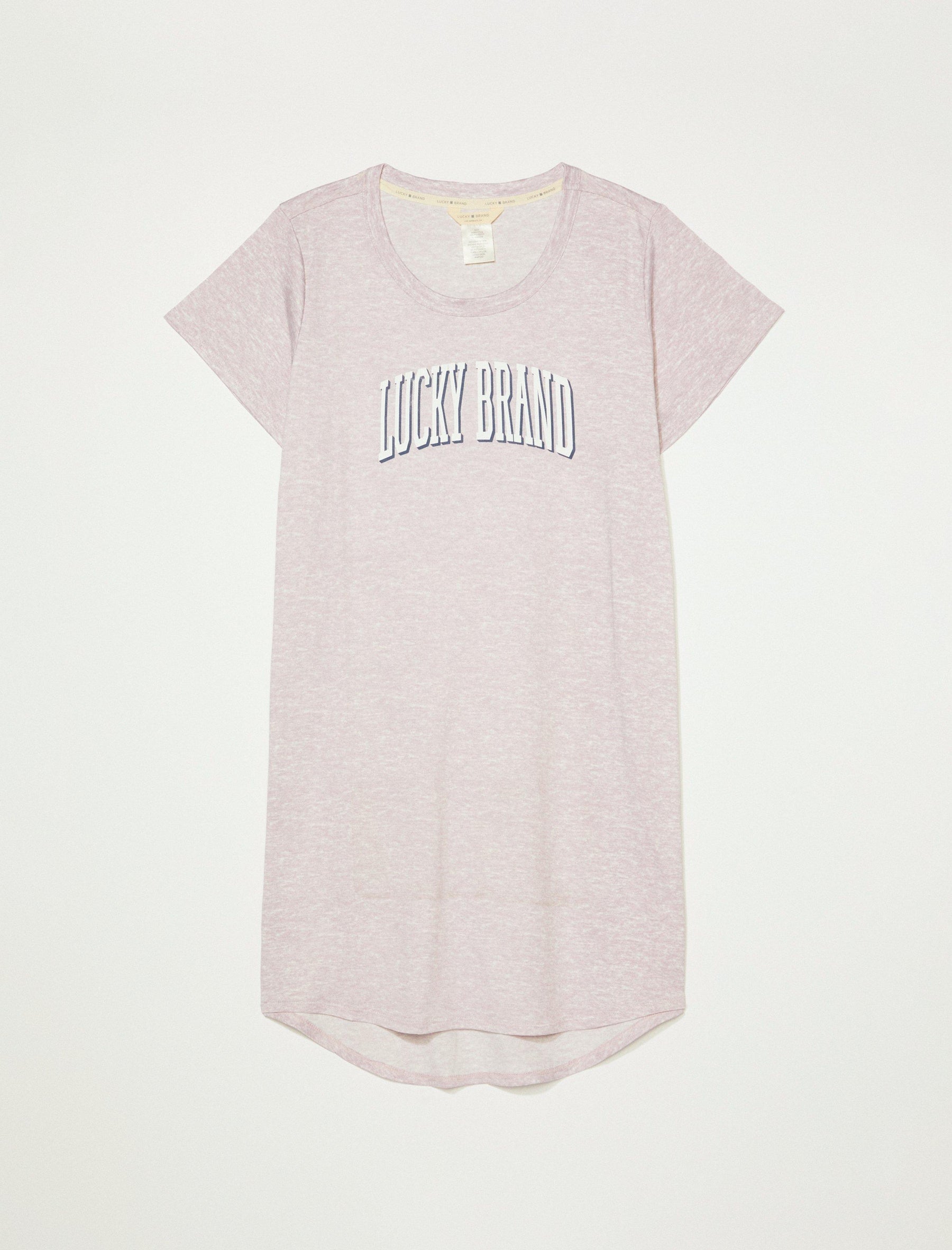 Lucky Brand Sleep Shirt Coral Pink