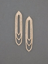 Lucky Brand Sparkle Deco Earring Gold