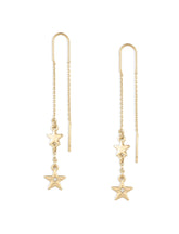 Lucky Brand Star Threader Earring Gold