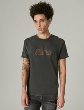 Lucky Brand Streetvan Graphic Tee Jet Black