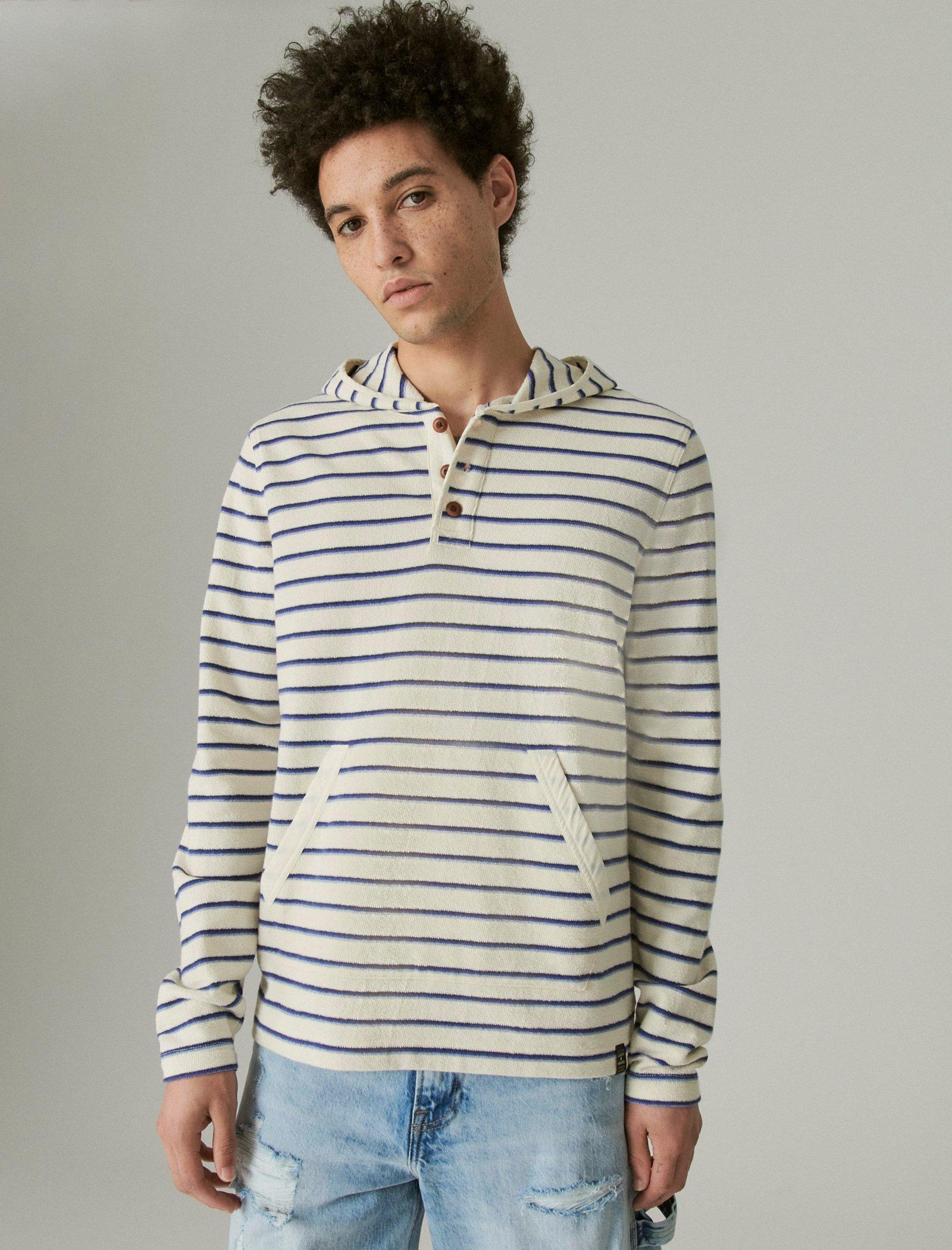 Lucky Brand Stripe Hoodley Multi