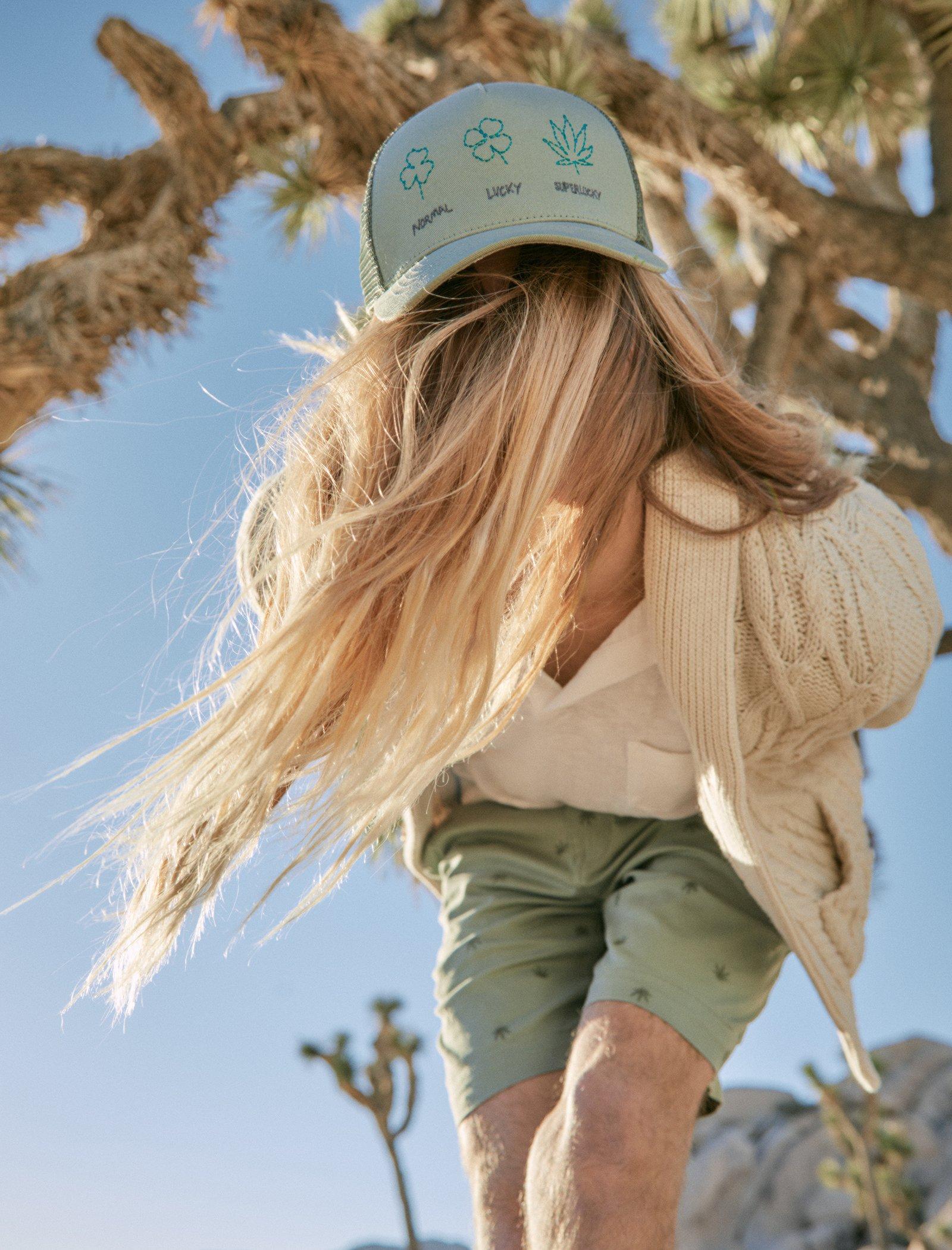 Lucky Brand Super Lucky Trucker Hat Dusty Olive