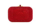 Judith Leiber Couture Judith Leiber Slide Lock Red Clutch Champagne