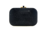 Judith Leiber Couture Judith Leiber Slide Lock  Clutch Champagne Black