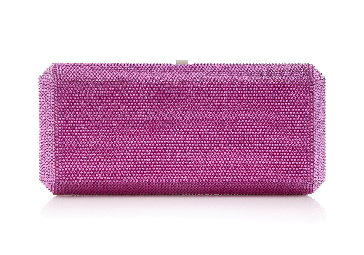 Judith Leiber Couture Judith Leiber Fuchsia Slim Rectangle Clutch