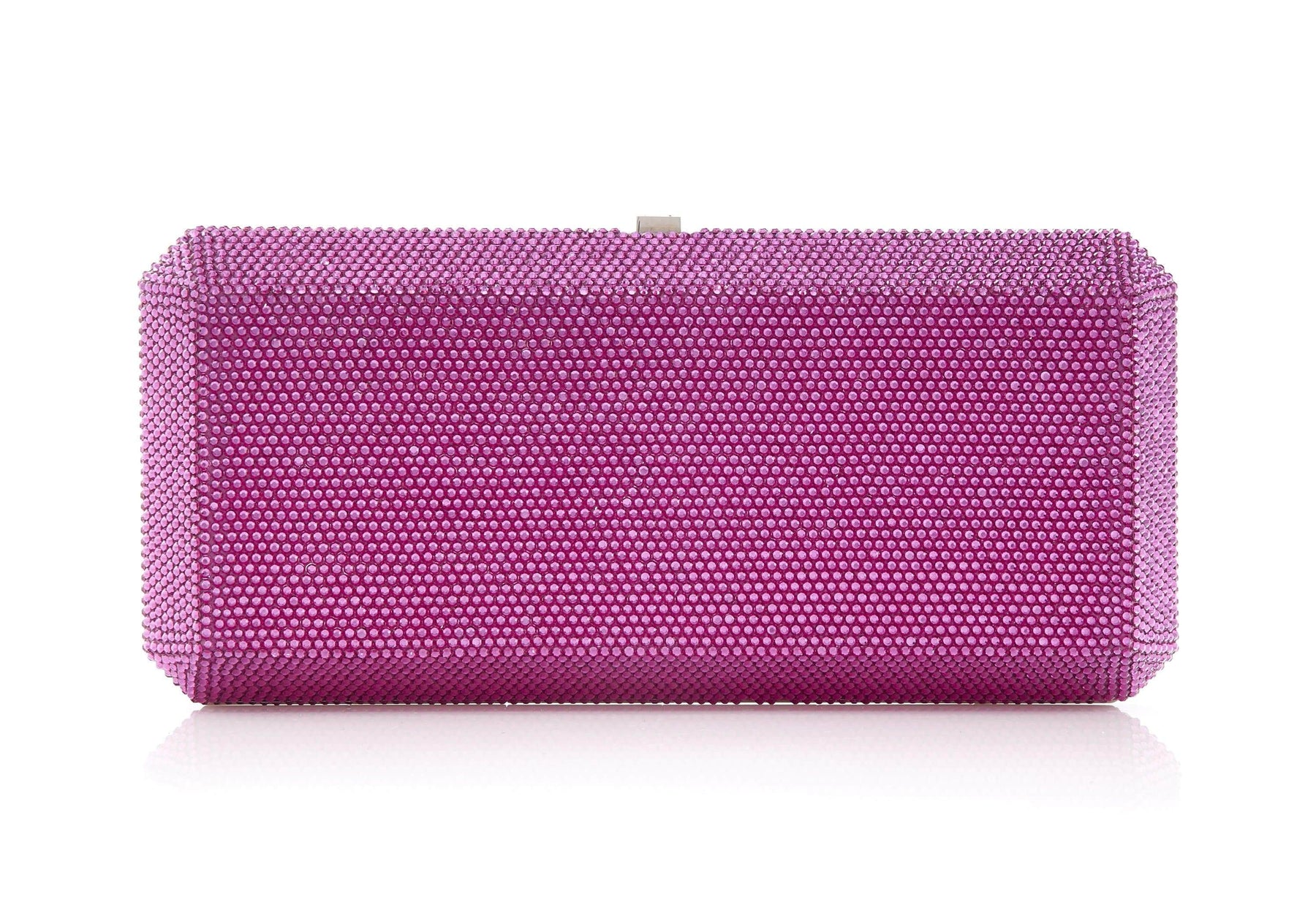 Judith Leiber Couture Judith Leiber Fuchsia Slim Rectangle Clutch