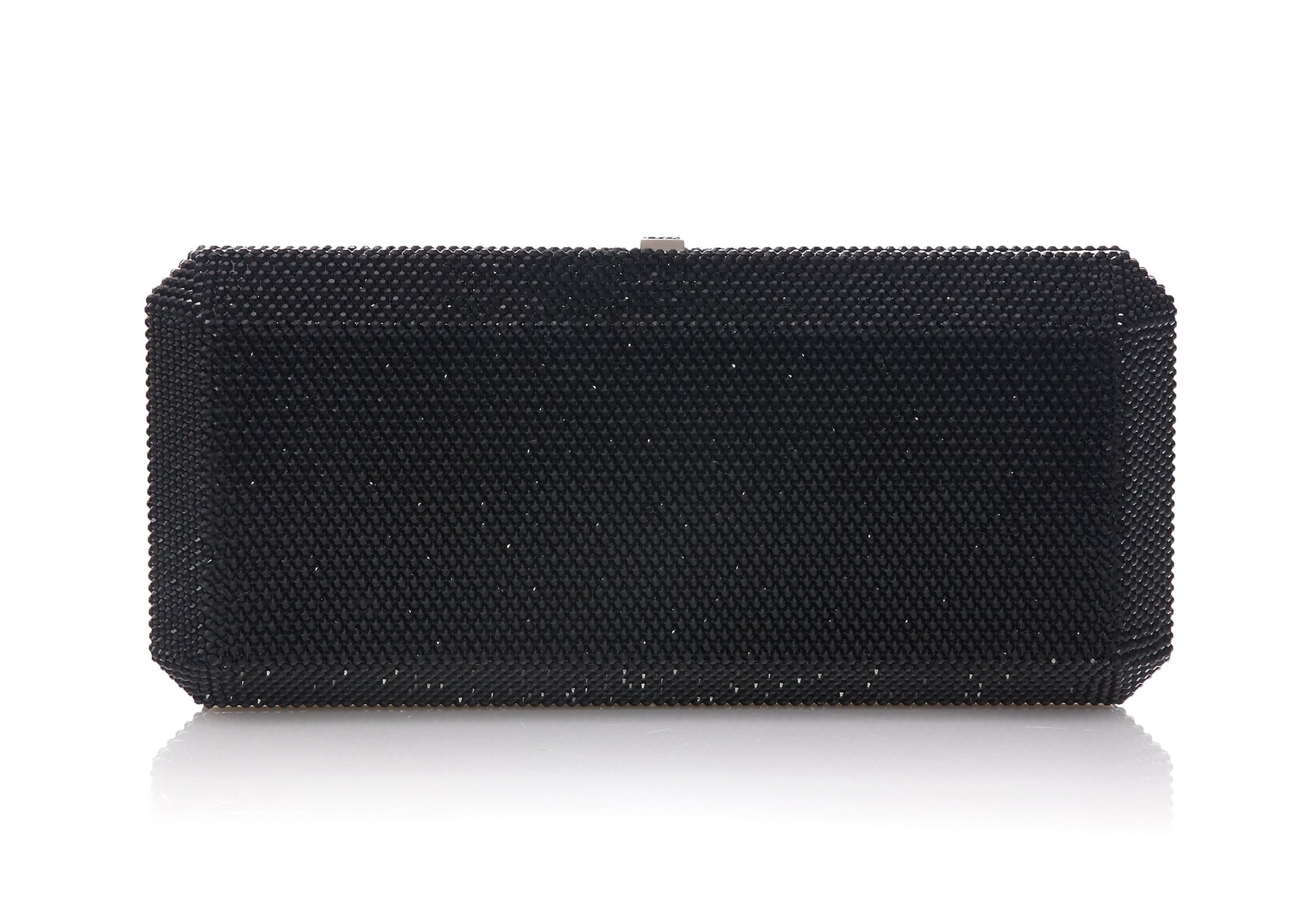 Judith Leiber Couture Judith Leiber Black Slim Rectangle Clutch