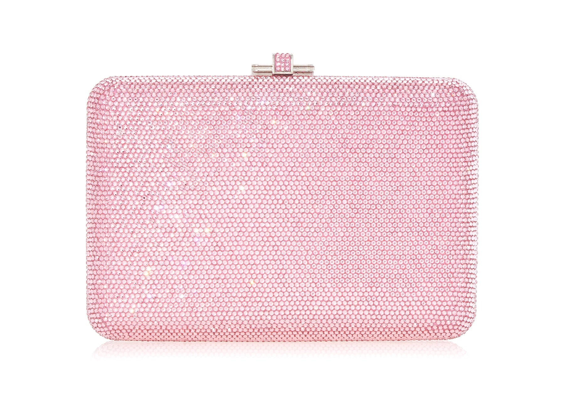 Judith Leiber Couture Siam Slim Slide Light Pink