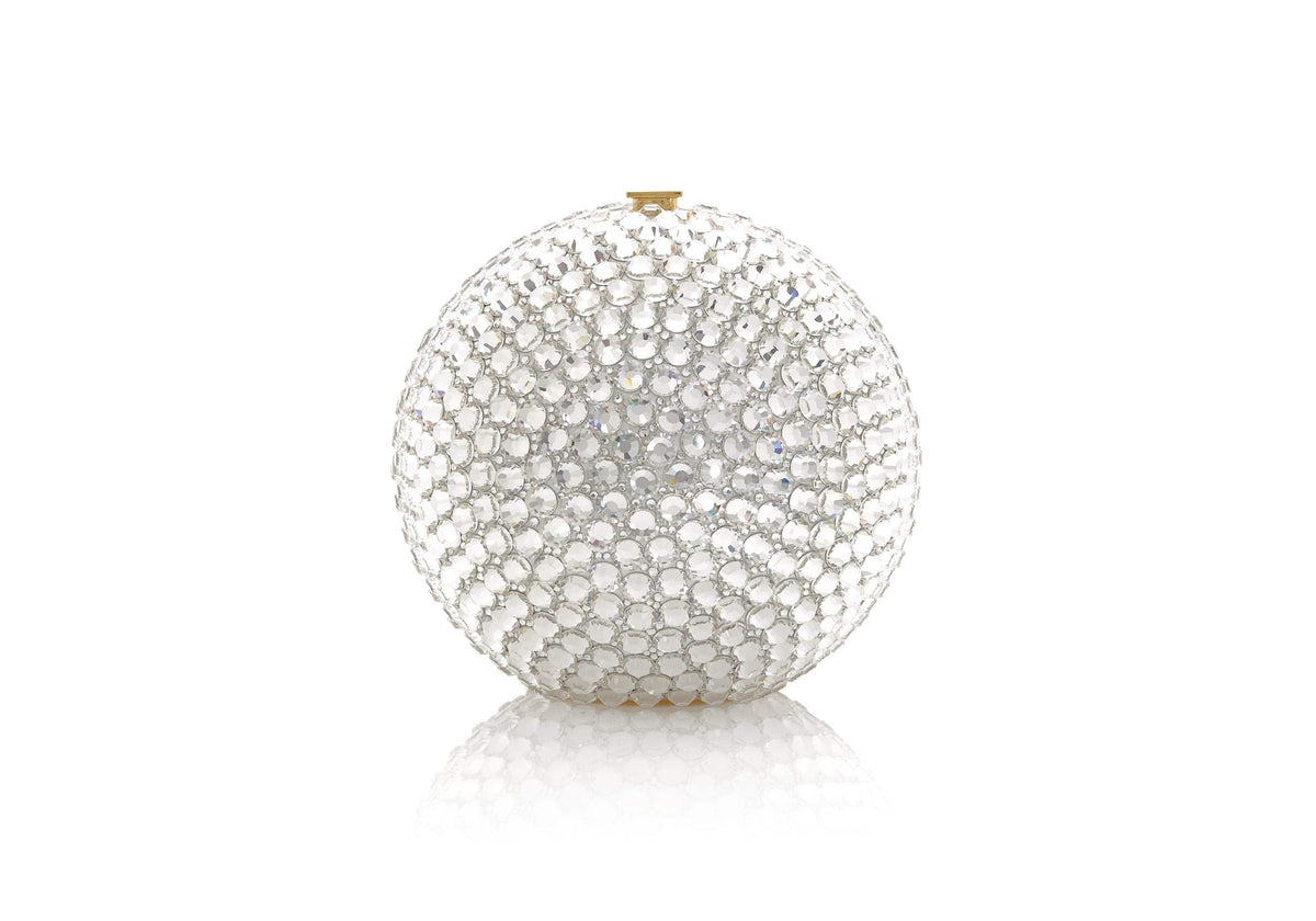 Judith Leiber Couture Judith Leiber Bling Sphere Champagne Silver