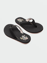 Volcom Girls Vicky Girls Sandals (Age 6-14) Black