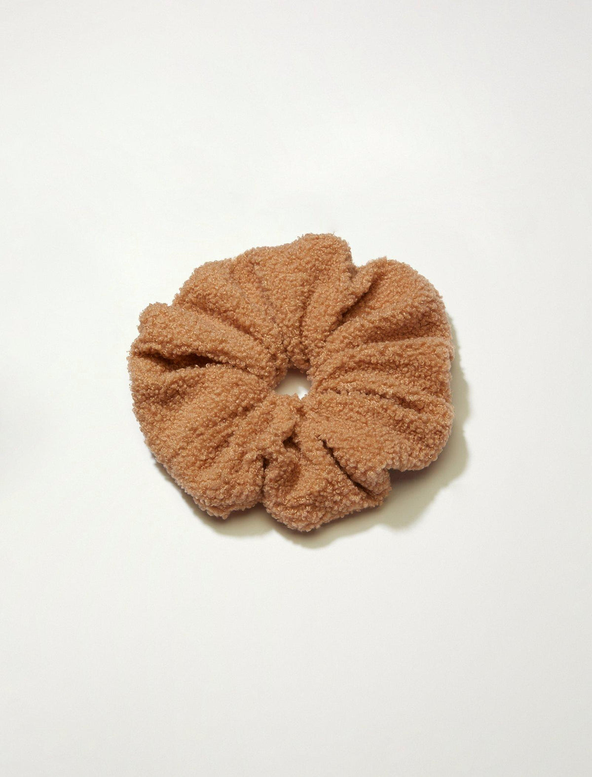 Lucky Brand Teddy Mega Scrunchie Dark Brown