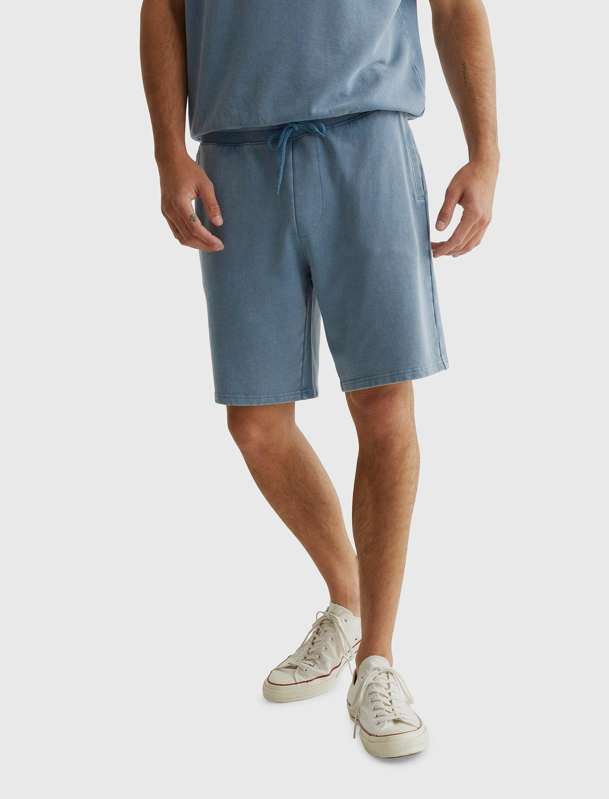 Lucky Brand Terry Short - Men's Shorts Denim Jean #4887 Blue Mirage #18-4215 Tcx