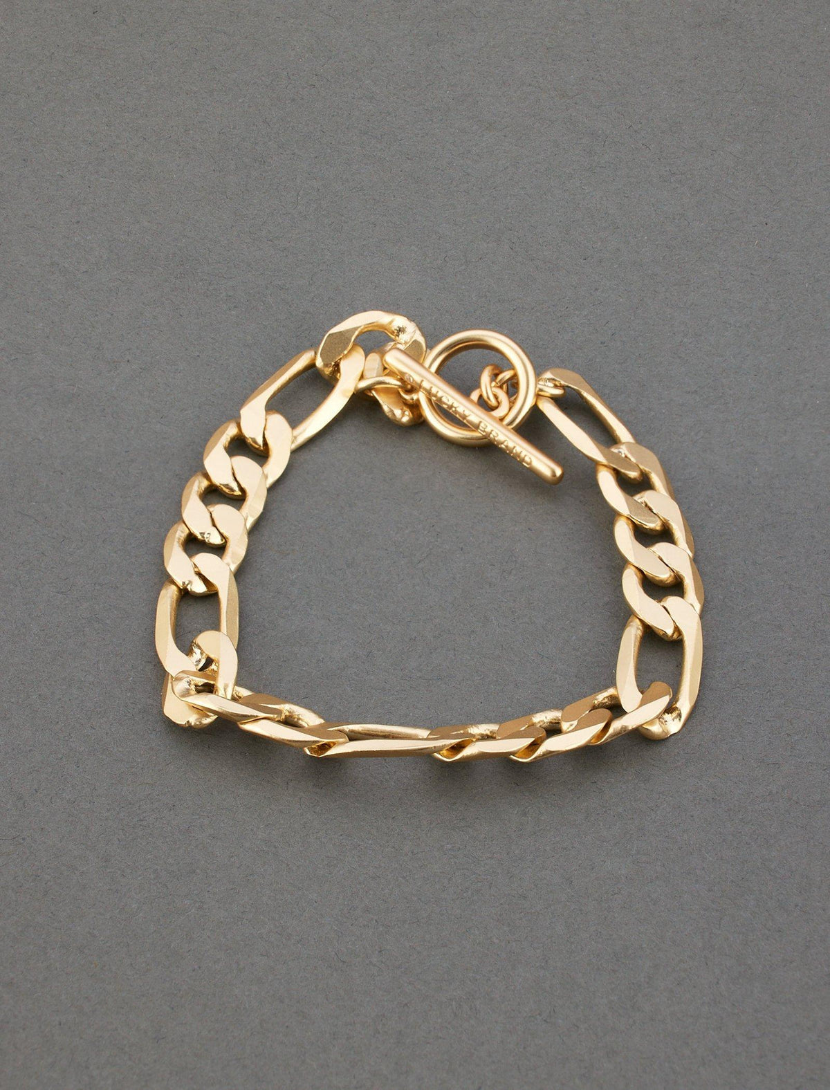 Lucky Brand Toggle Chain Link Bracelet Gold