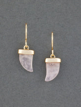 Lucky Brand Tusk Crystal Drop Earring Gold