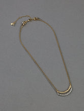 Lucky Brand Bar Layer Necklace Two Tone