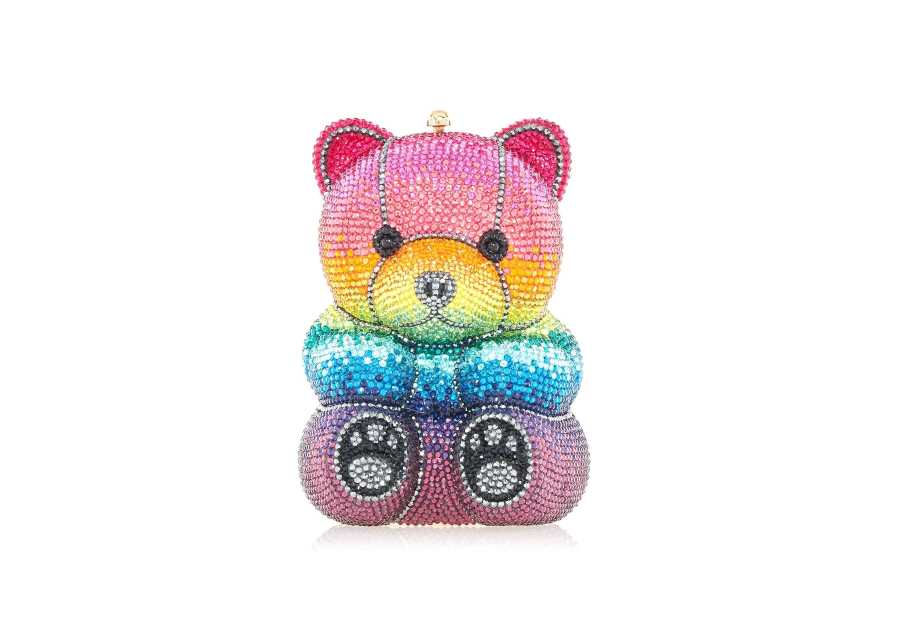 Judith Leiber Couture Teddy Bear Rainbow