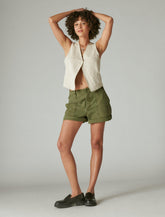 Lucky Brand Utility Pocket Short Olive