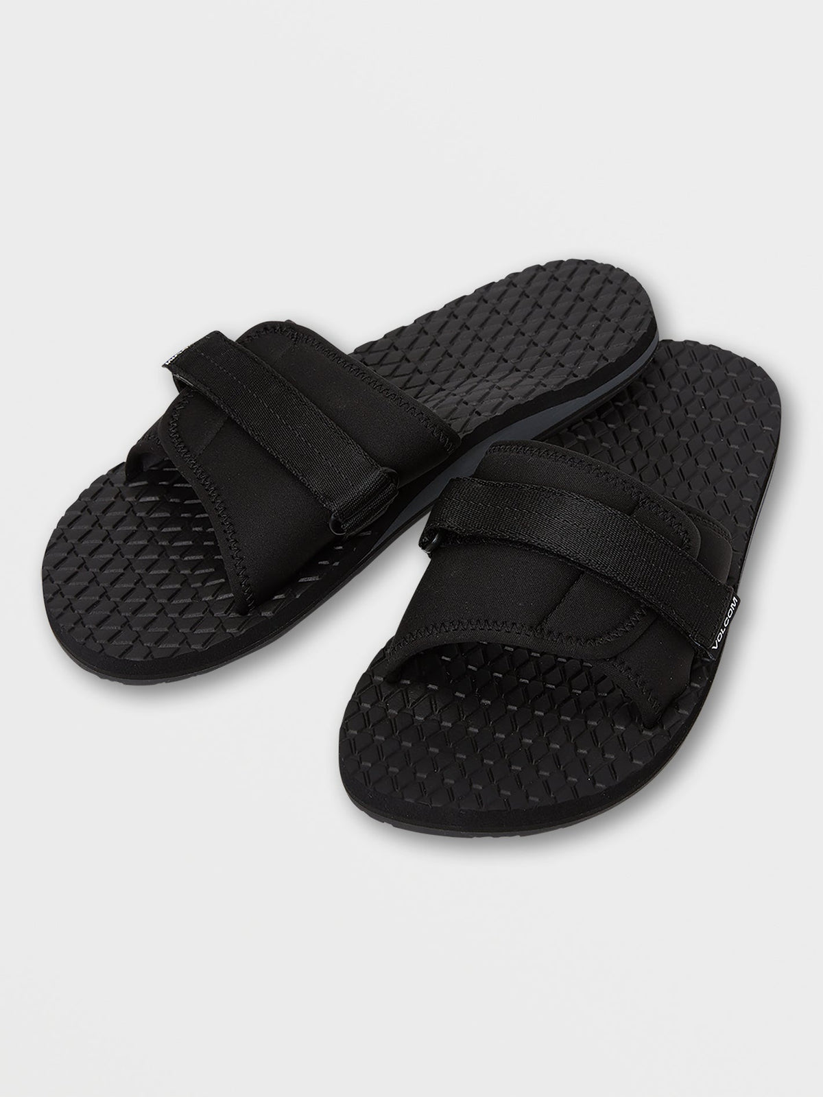 Volcom Eco Recliner Slide Men's Sandals Black Grey