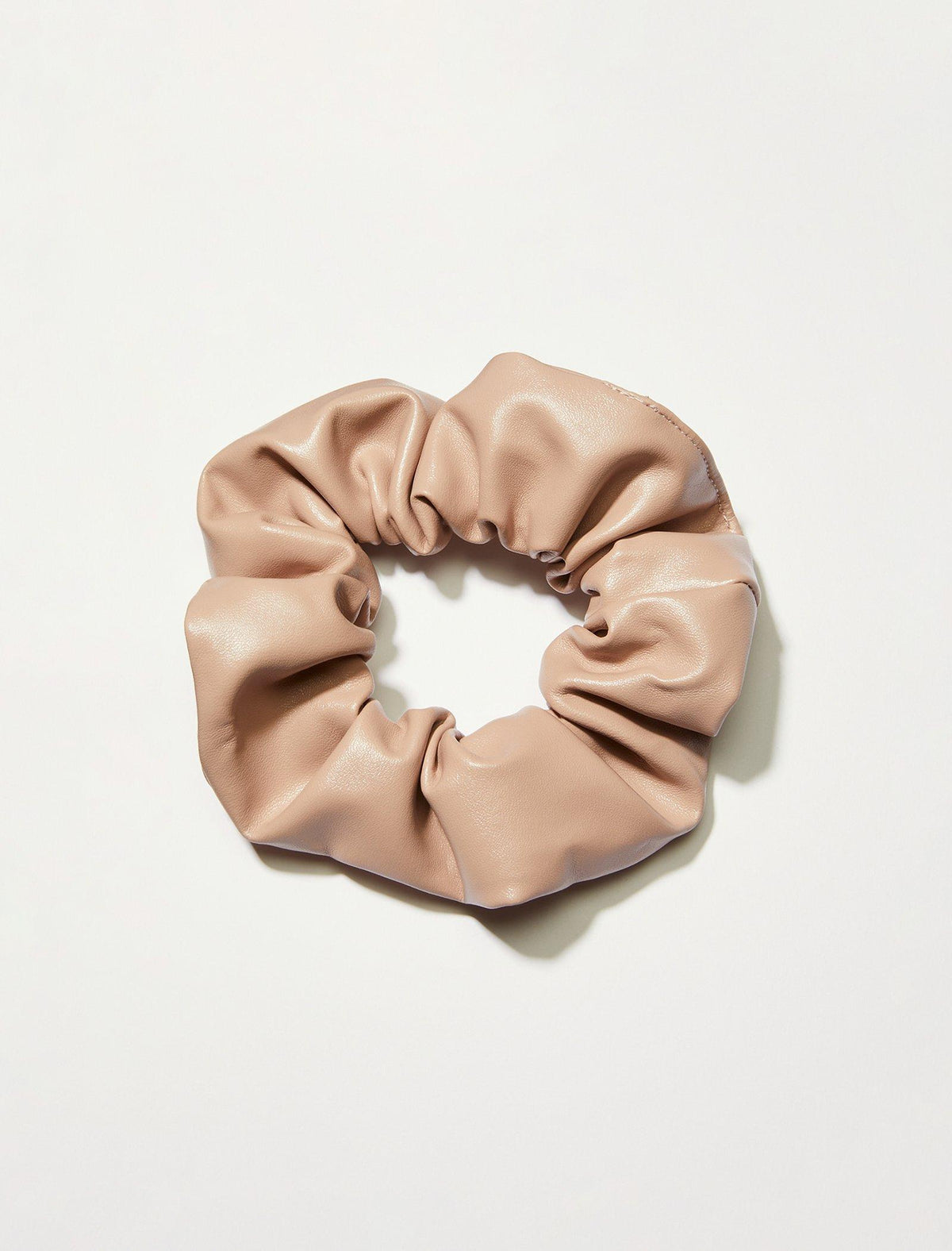 Lucky Brand Vegan Leather Scrunchie Blush