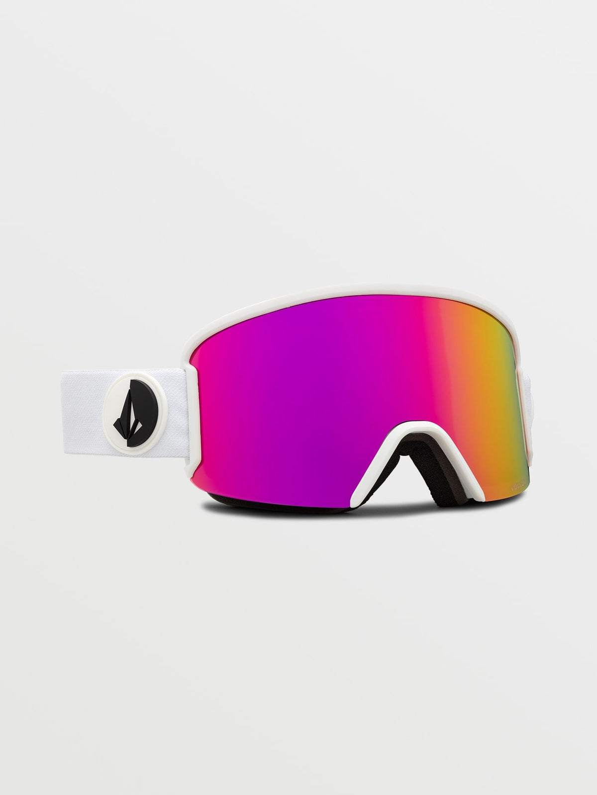 Volcom Garden Goggle with Bonus Lens Matte White/pink Chrome