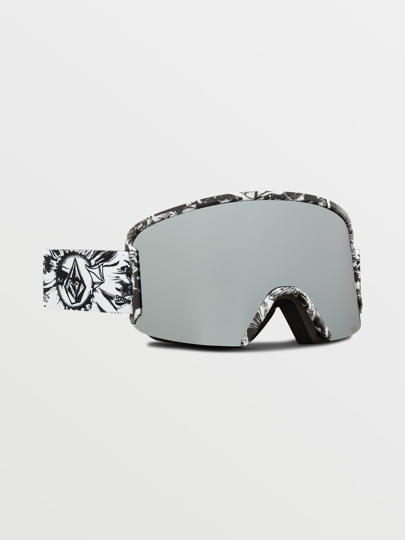 Volcom Garden Goggle with Bonus Lens Op Art/silver Chrome