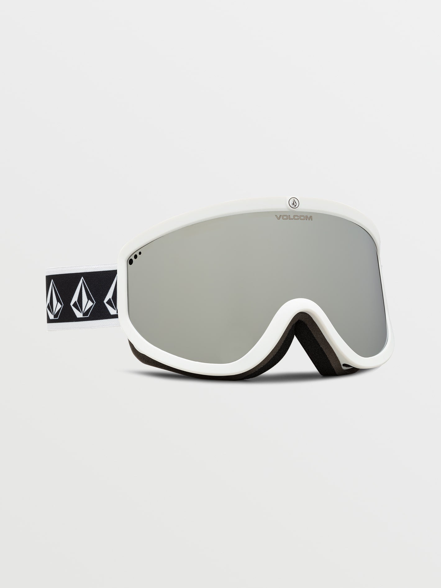 Volcom Footprints Goggle with Bonus Lens White Rerun/silver Chrome