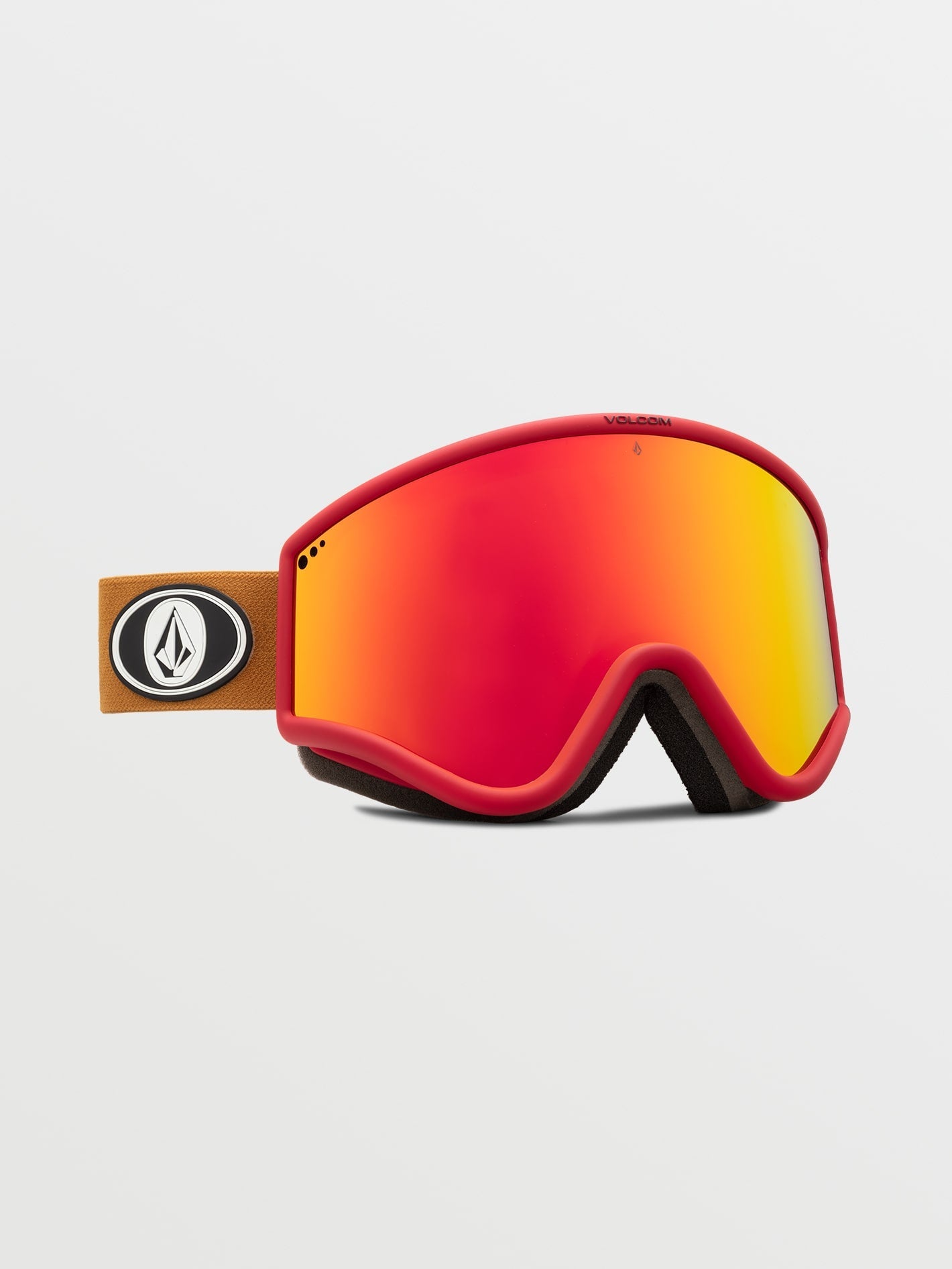 Volcom Yae Goggle with Bonus Lens Charamel/red Chrome