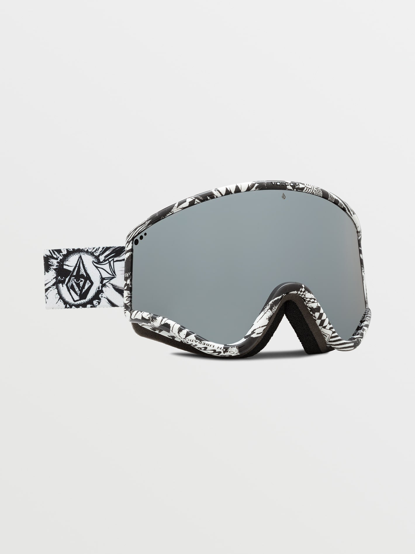 Volcom Yae Goggle with Bonus Lens Op Art/silver Chrome