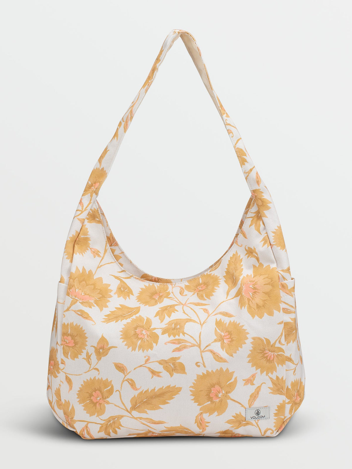 Volcom Schoolyard Canvas Hobo Tote Dust Gold