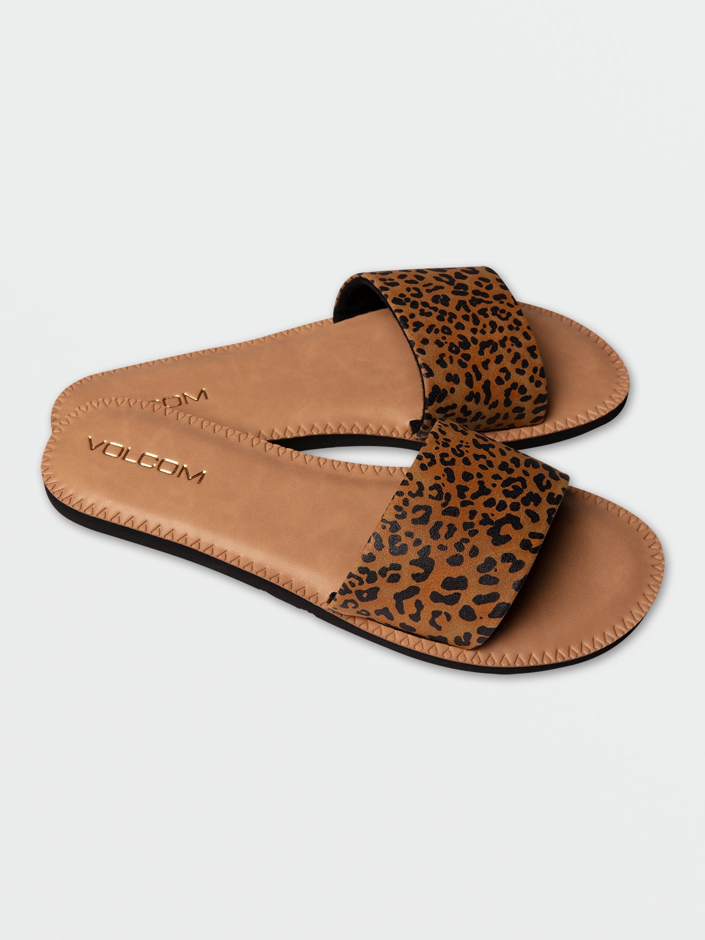 Volcom Simple Slide Women's Sandals Cheetah