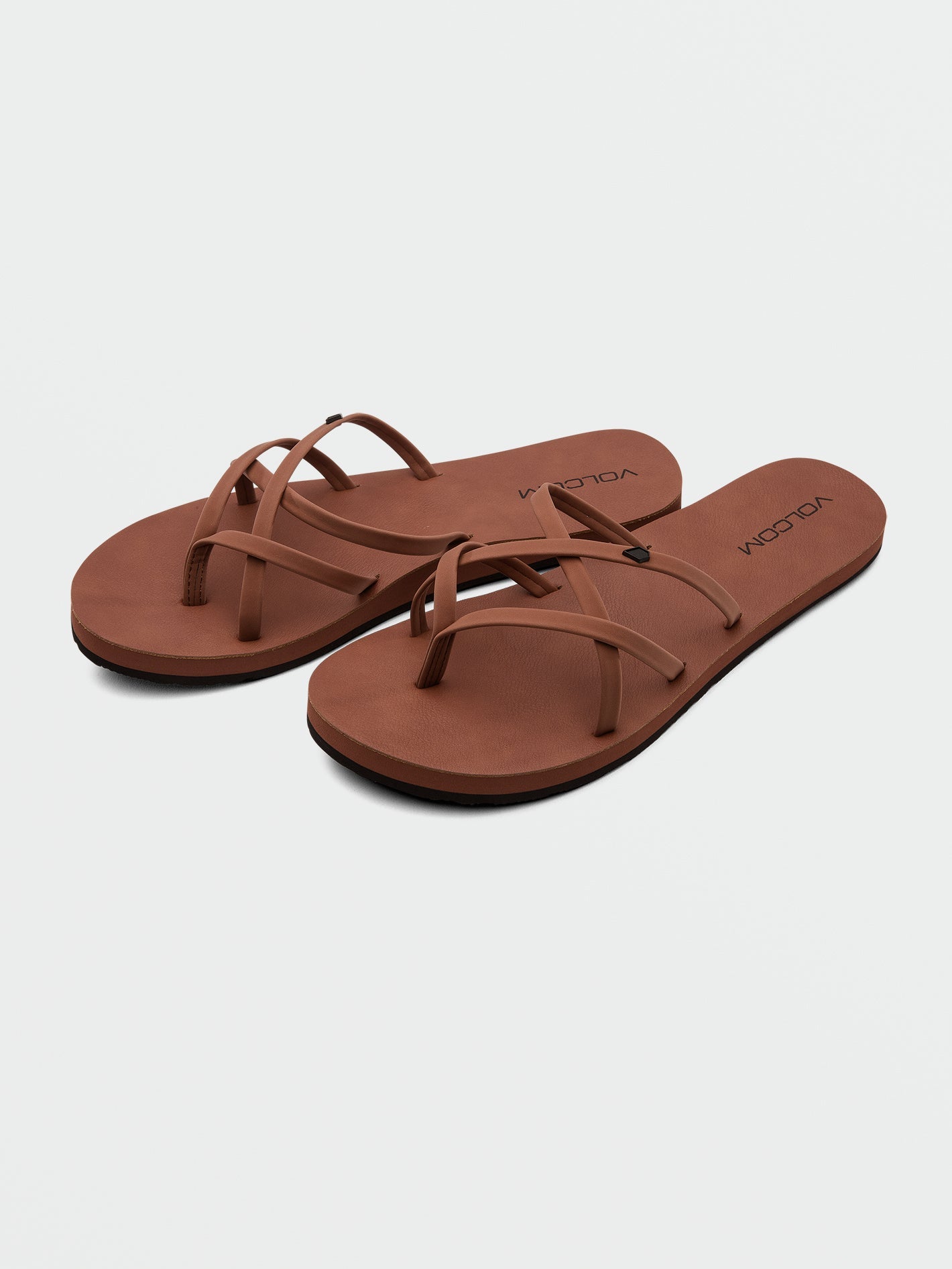 Volcom New School II Women's Sandals Dark Clay