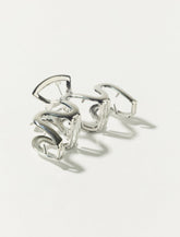 Lucky Brand Wavy Metal Claw Silver