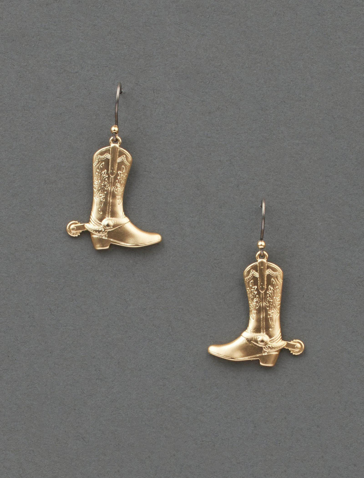 Lucky Brand Western Boot Drop Earring Gold