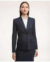 Brooks Brothers Women's Wool Jacket Navy