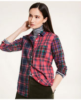 Brooks Brothers Women's Flannel Fun Shirt Multicolor