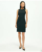 Brooks Brothers Women's The Essential Stretch Wool Sheath Dress Black