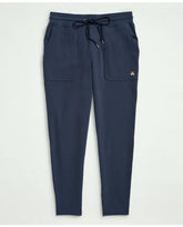 Brooks Brothers Men's Big & Tall Stretch Sueded Cotton Jersey Sweatpants Navy