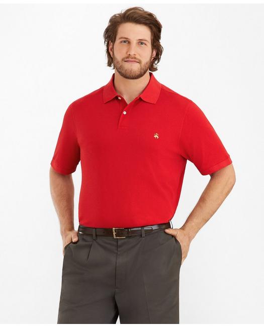 Brooks Brothers Men's Golden Fleece Big & Tall Supima Polo Shirt Red