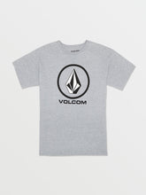 Volcom Crisp Stone Short Sleeve Tee Heather Grey