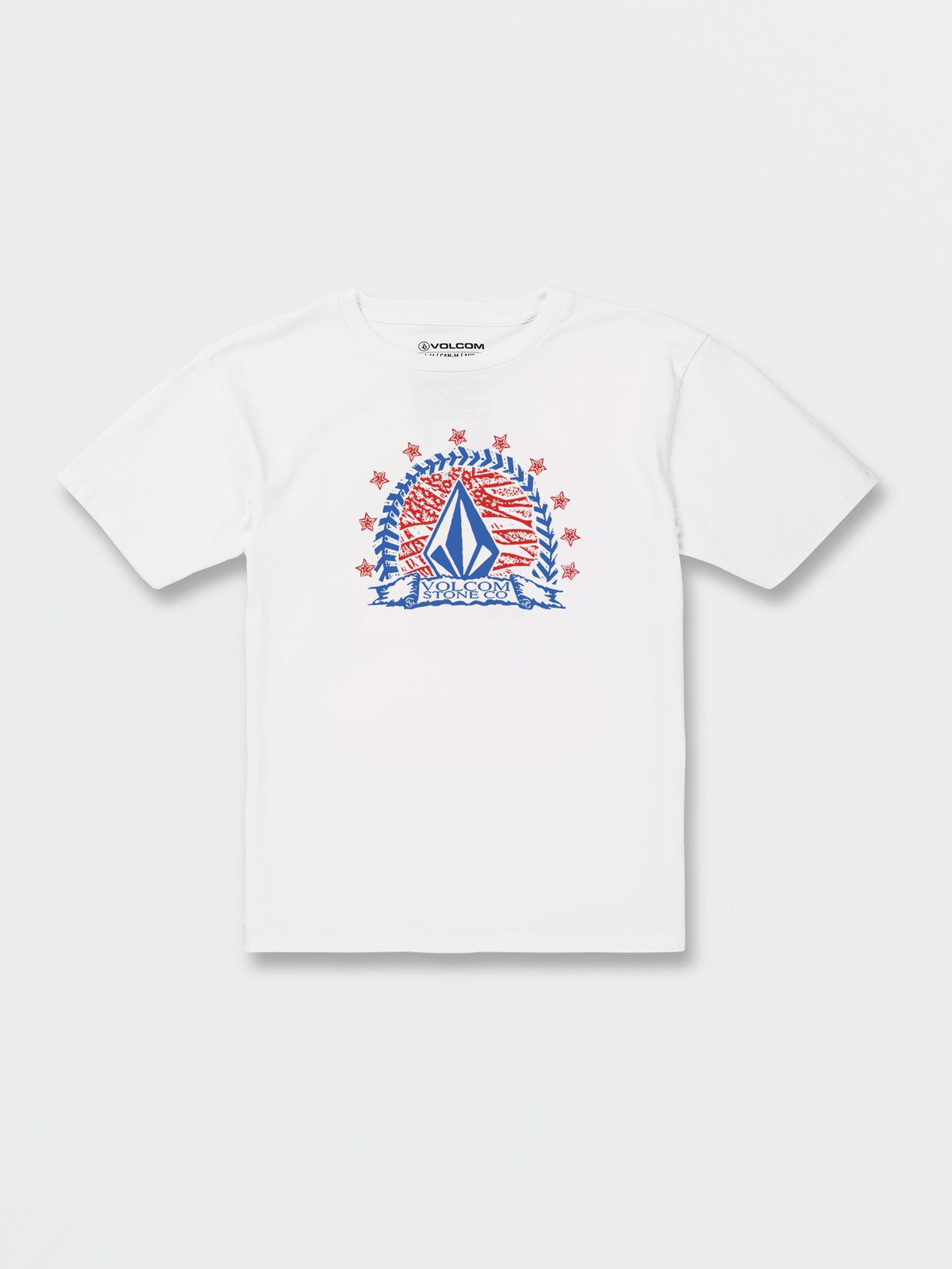 Volcom Huskerdont Short Sleeve Tee White