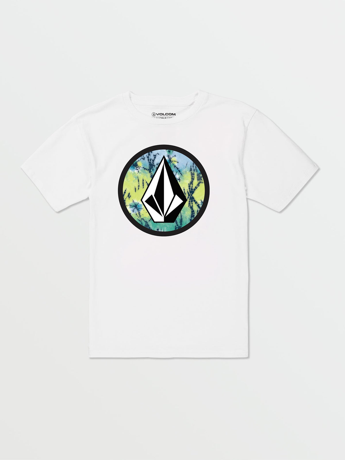 Volcom Crisp Stone Fill Short Sleeve Tee White