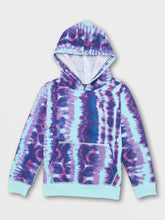 Volcom Roundabout Pullover Fleece Hoodie Storm Tie-dye