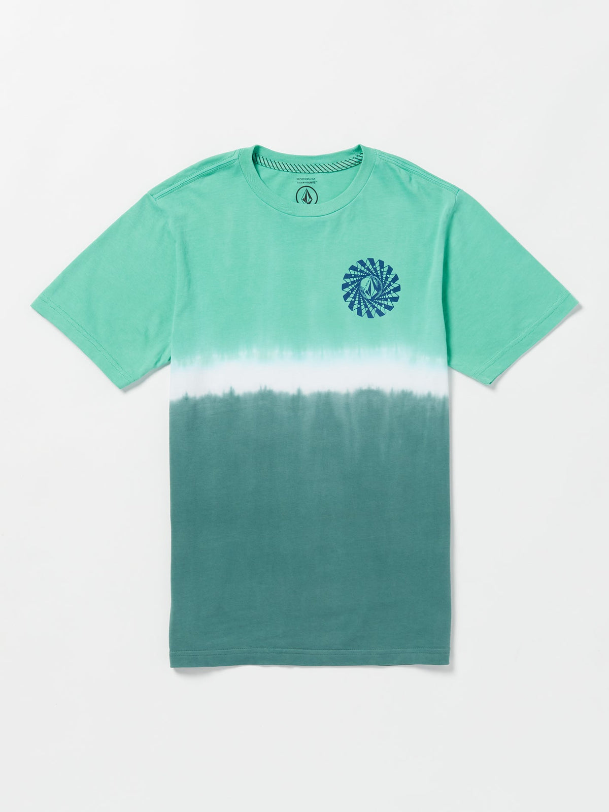 Volcom Iconic Stone Dye Short Sleeve Tee Service Blue