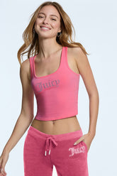 Juicy Couture Small Bling Tank Top Passion Pink