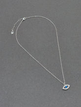 Lucky Brand Delicate Evil Eye Pendant - Women's Ladies Accessories Jewelry Necklace Pendants Silver