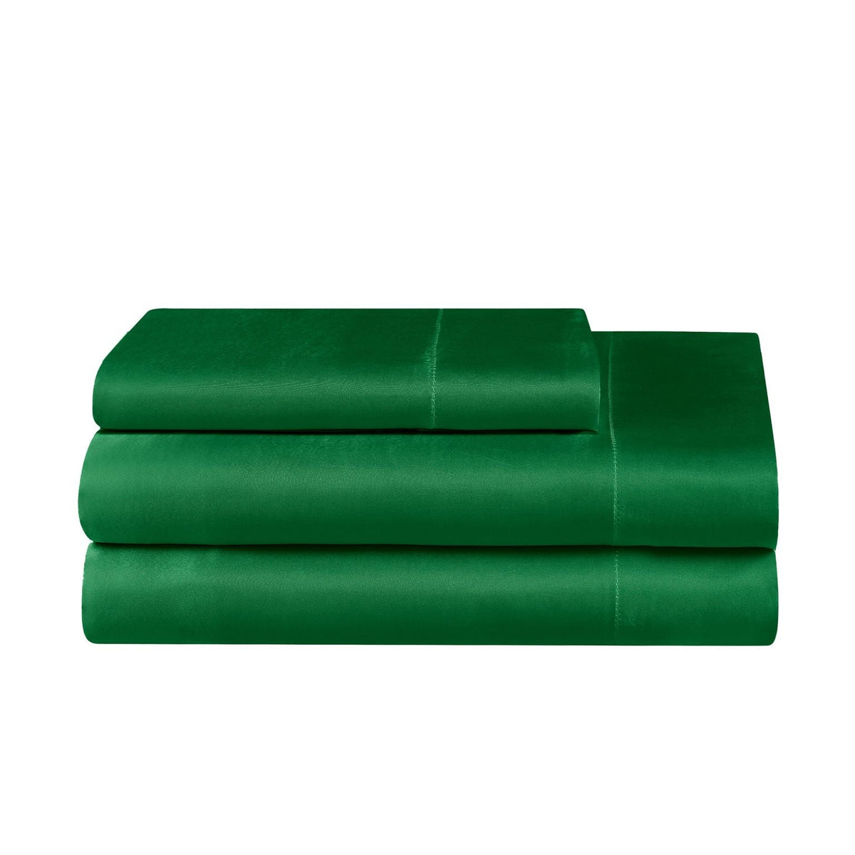 Juicy Couture Solid Satin Sheet Set Emerald