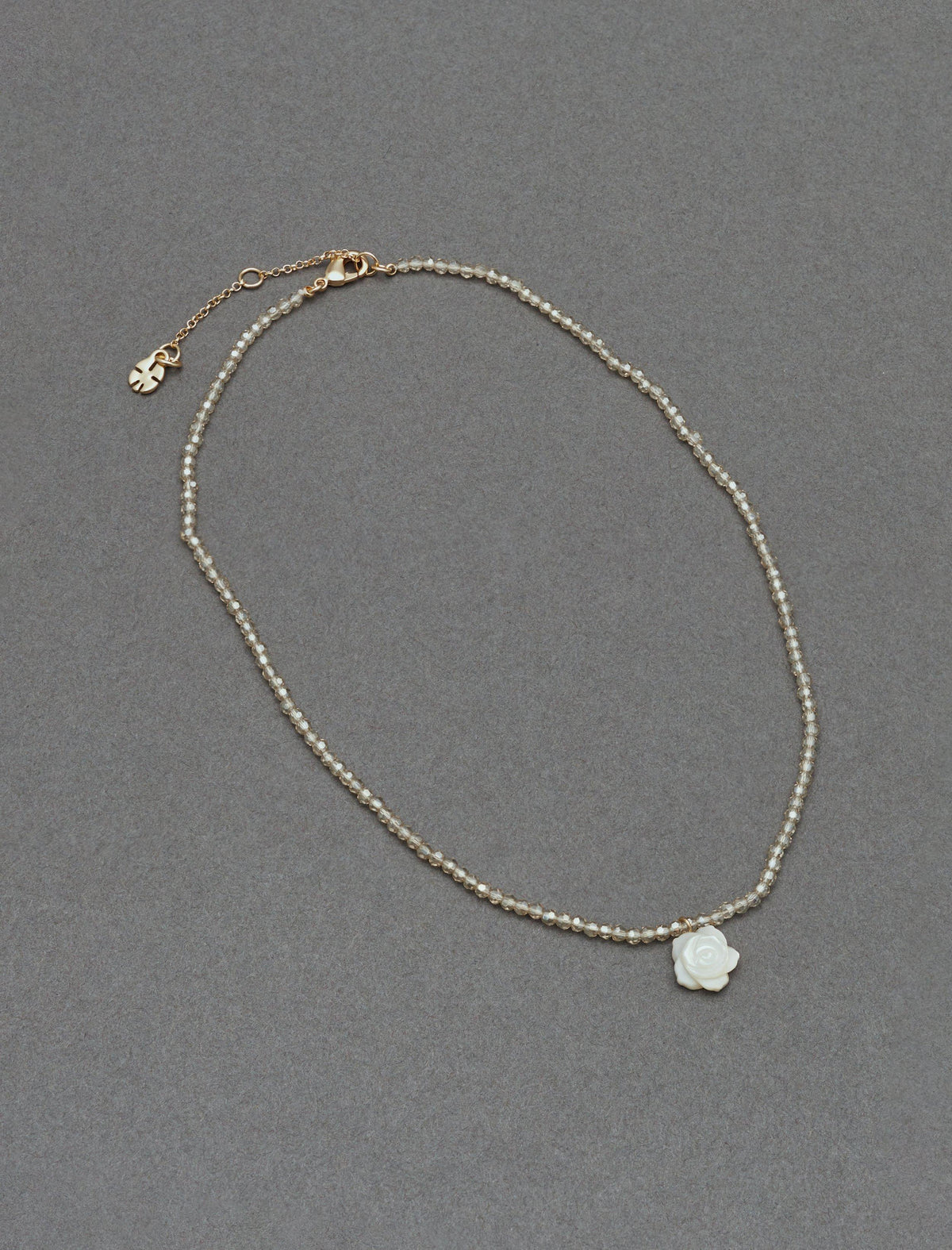 Lucky Brand Rose Bead Collar Necklace - Women's Ladies Accessories Jewelry Necklace Pendants Gold