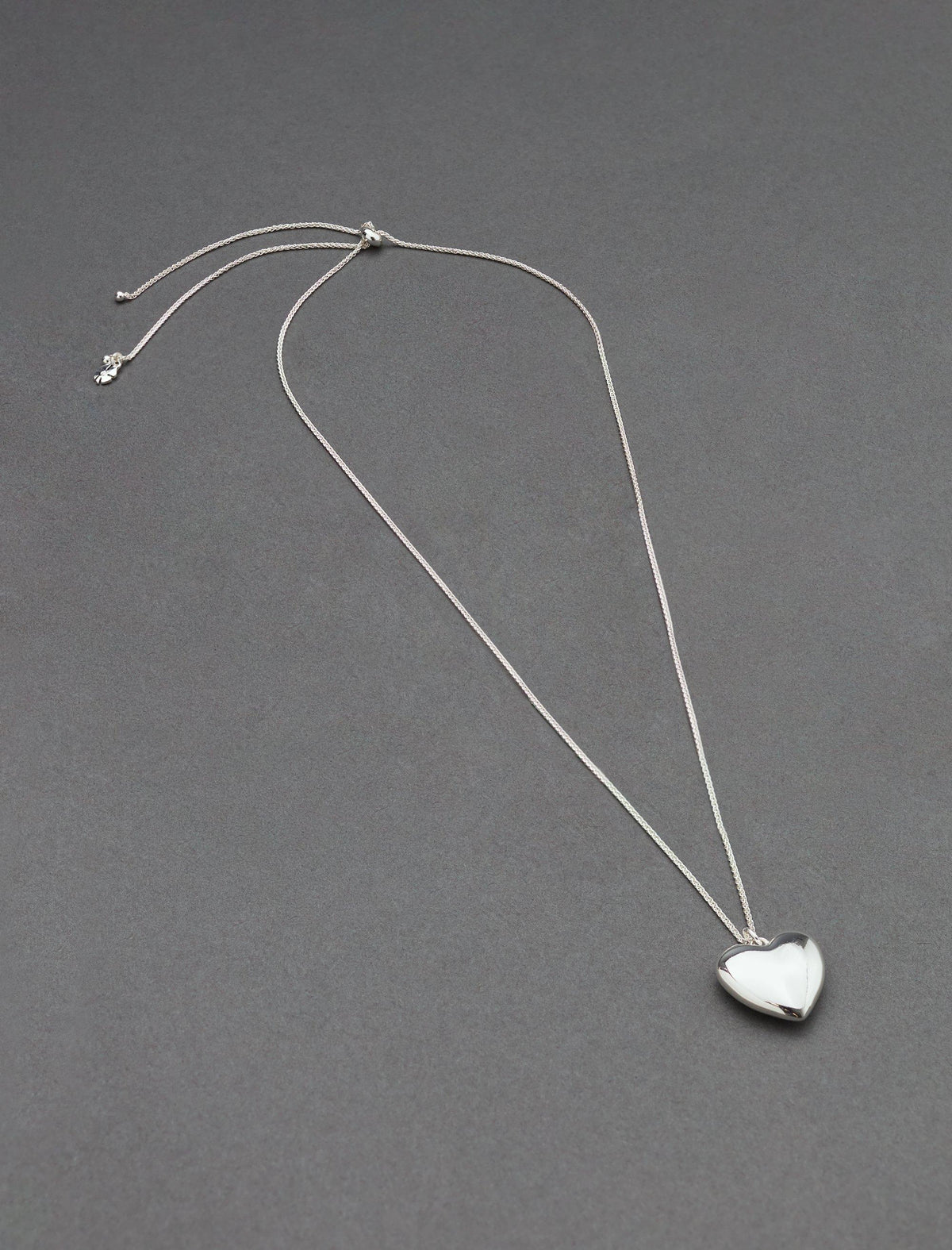 Lucky Brand Shine Heart Pendant - Women's Ladies Accessories Jewelry Necklace Pendants Silver