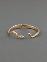 Lucky Brand Snake Hinge Cuff - Women's Ladies Accessories Jewelry Bracelets Gold